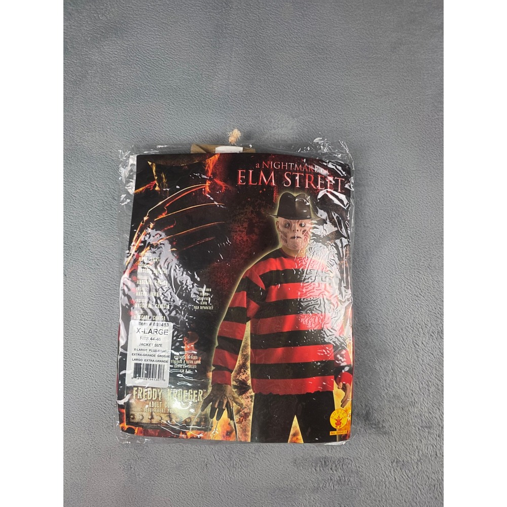 Freddy Krueger A Nightmare on Elm Street Costume Mask Shirt XL
